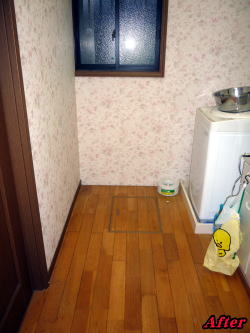 床下点検口増設完了2