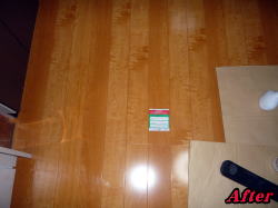 フローリング重貼り完了